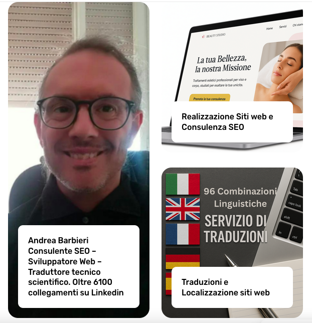 Porto PMI e professionisti sui mercati esteri con siti web multilingua non Replicabli dalla AI, traduzioni e SEO chiara 2 Andrea Barbieri BTF Traduzioni SEO Sviluppo Web - Servizi Professionali